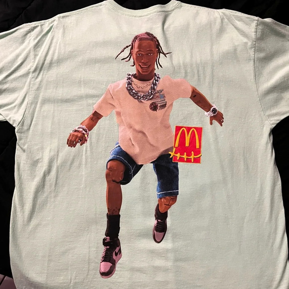 Travis Scott x Mcondalds Action Figure Series IV Tshirt - Picture 4 of 4